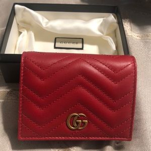 GG Marmont card case wallet
